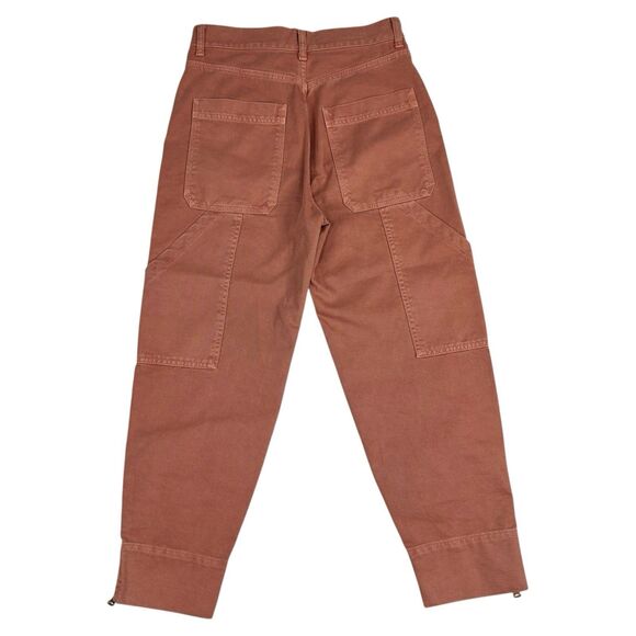 TWINSET Milano Womens Cargo Pants Melon Baggy Loose Fit Size 25 - Picture 2 of 7